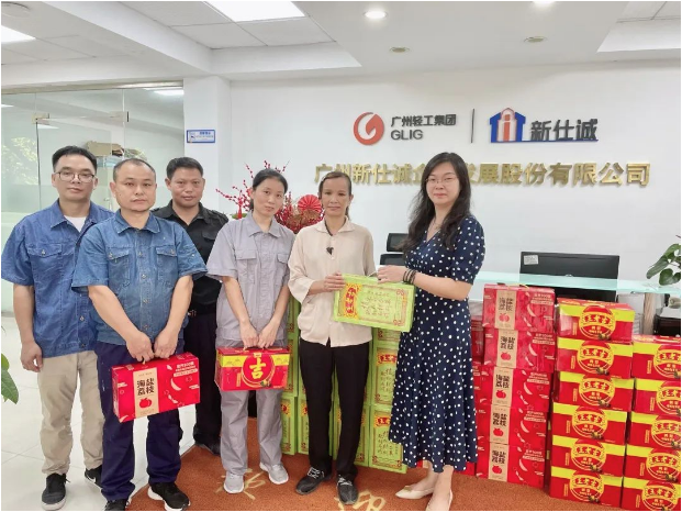 喜迎二十大 工會送清涼——新仕誠公司工會開展2022年“送清涼”服務活動