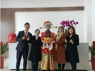 優服務，促發展，廣州輕工集團新仕誠公司深入各園區企業開展新春走訪活動